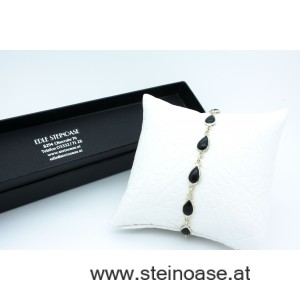 Armband Onyx & Silber